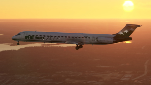MD-83 Reno Air N834RA