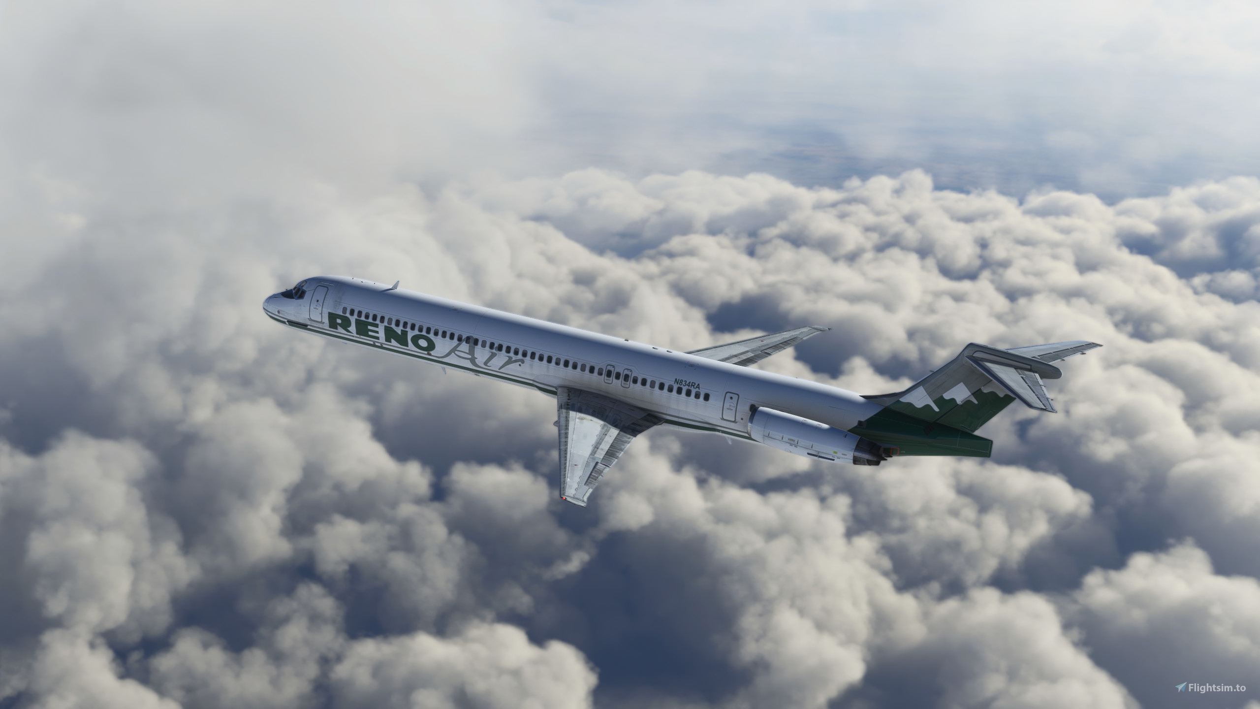 MD-83 Reno Air N834RA for Microsoft Flight Simulator | MSFS