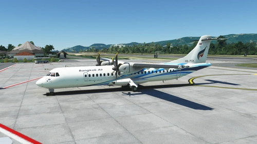ATR 72-600 Bangkok Airways HS-PZA (Microsoft/H&S version)