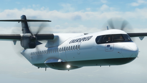 Microsoft / Hans Hartmann ATR 72-600 - Overspeed Airways VA Livery
