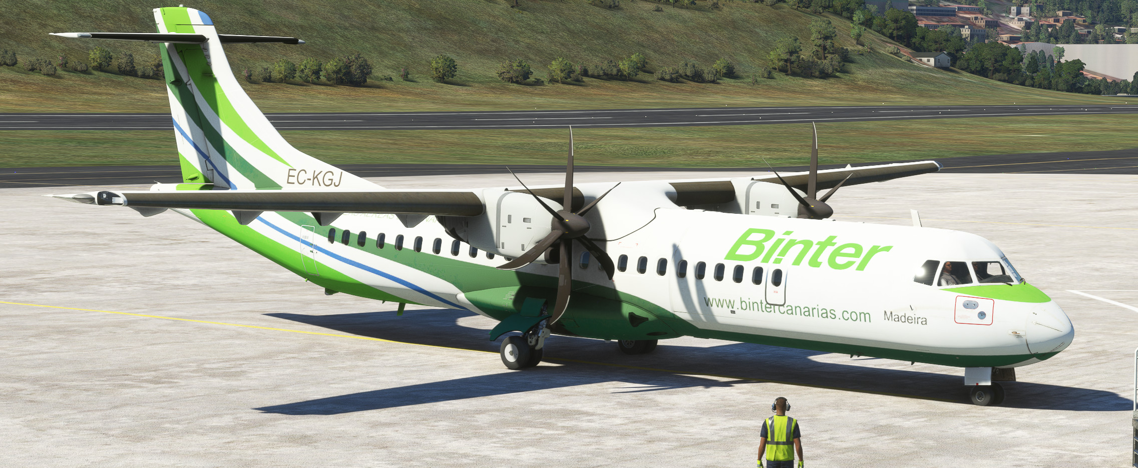 Microsoft/Hans Hartmann ATR 72-600 Binter Canarias (EC-KGJ) - Image 1