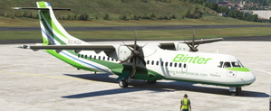 Microsoft/Hans Hartmann ATR 72-600 Binter Canarias (EC-KGJ) thumbnail 1
