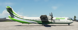 Microsoft/Hans Hartmann ATR 72-600 Binter Canarias (EC-KGJ) thumbnail 3