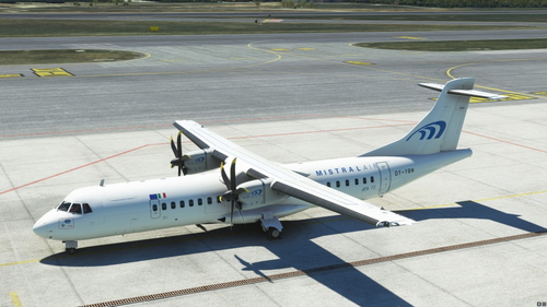 Microsoft/HH ATR72 Mistral Air White "OY-YBN"