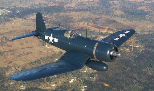 MilViz FG-1D Corsair, 1945 Goodyear new assembly line Livery.