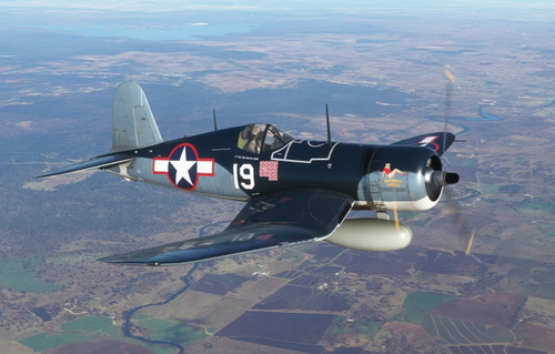 MilViz FG-1D Corsair Marine's Dream NX773RD. 