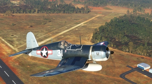 MilViz FG-1D Corsair N46RL VF-17 Jolly Rogers. GoodYear. 