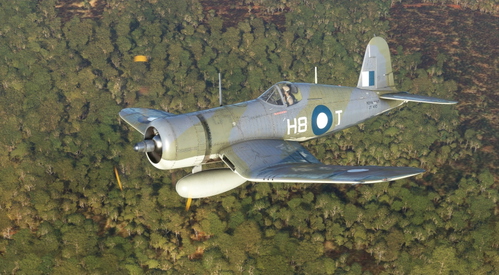MilViz FG-1D Corsair Royal Navy Camoflage Livery
