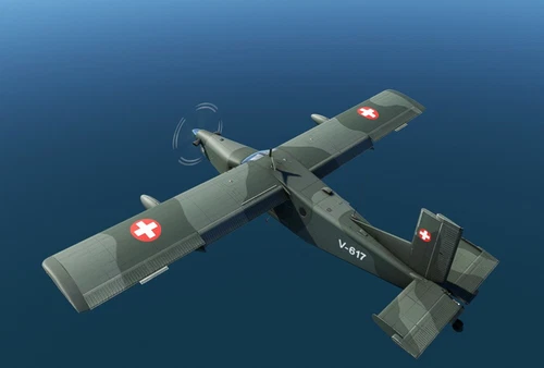 Milviz PC-6 Pilatus Porter Swiss Airforce V-617 