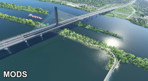 Montreal - Old Champlain Bridge Removed