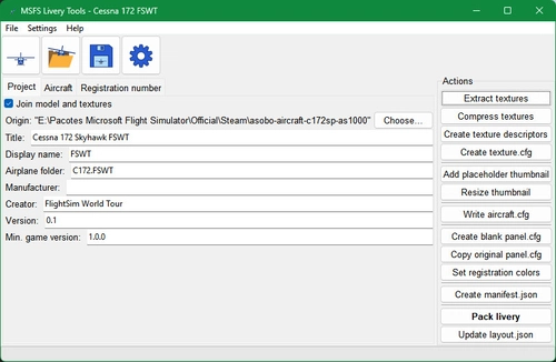 MSFS Livery Tools
