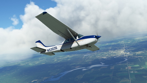 N5303S livery + dynamic registration for Carenado C182RG