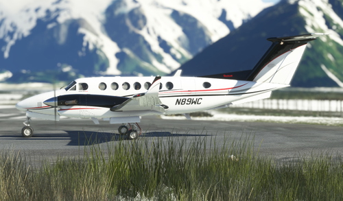 N89WC - West Coast Charters (Executive) | Black Square Analog King Air B350 [4K]
