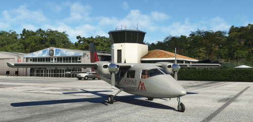 NEMETH DESIGNS PARTENAVIA / VULCANAIR P68 B ALPINE AIRLINES (FICTIONAL)