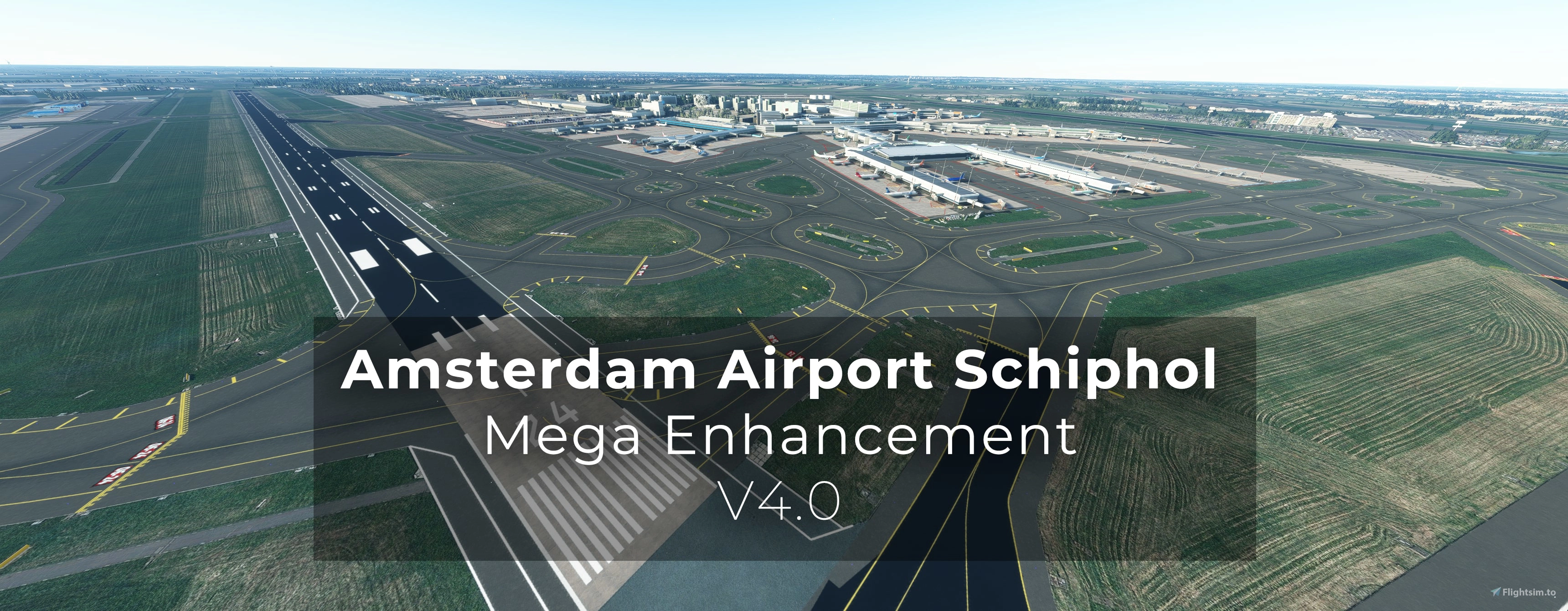 NEW! Schiphol Amsterdam (EHAM) - Mega Enhancement (non-GSX version included) - V4.0.1 - Image 1