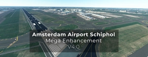 NEW! Schiphol Amsterdam (EHAM) - Mega Enhancement (non-GSX version included) - V4.0.1 thumbnail 1