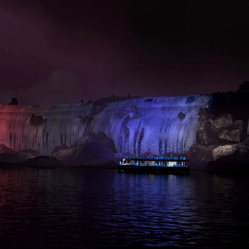 Niagara Falls City Pack & Heliport for MSFS - Animated Falls with Sounds, Animated Train