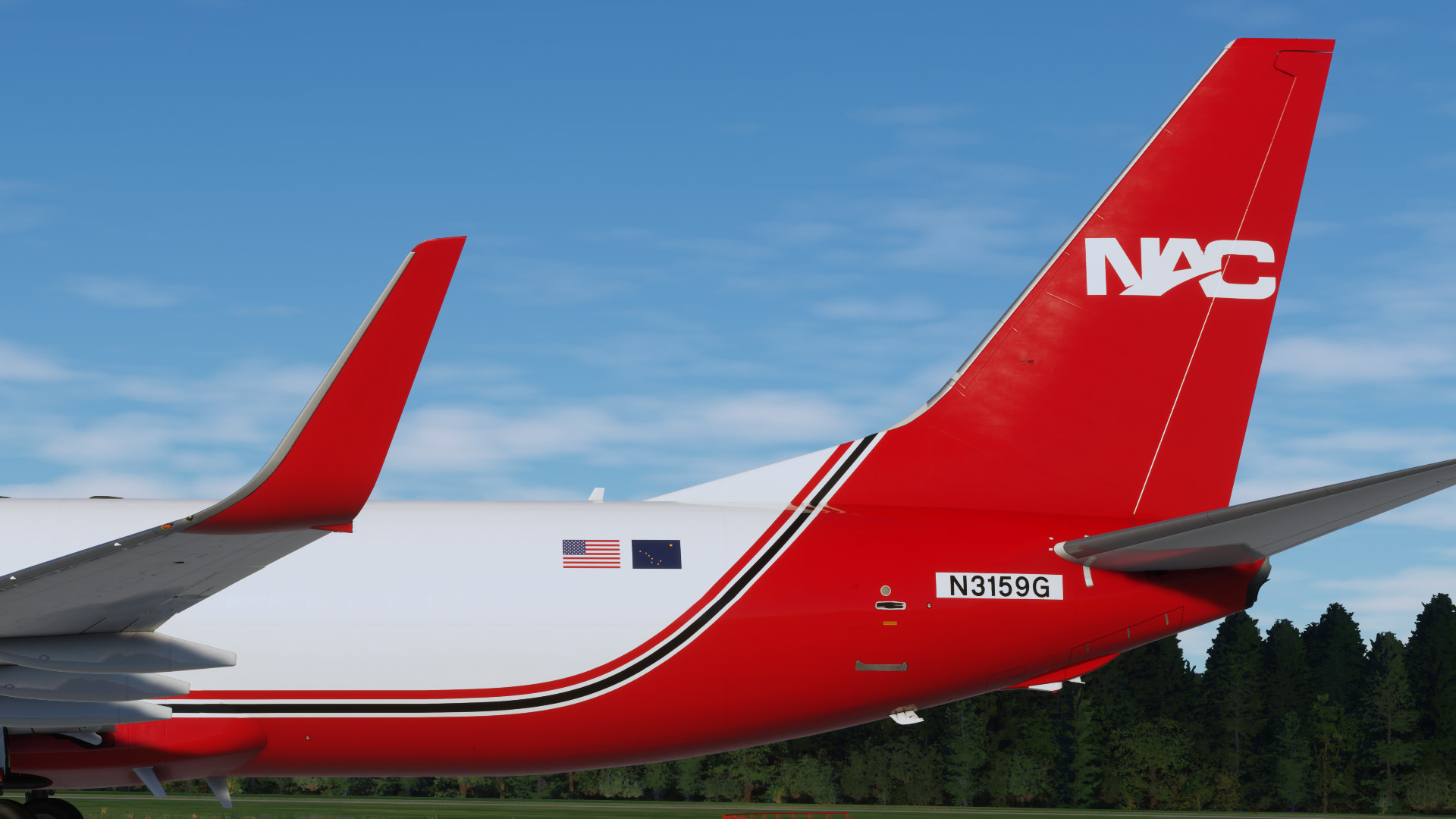 Northern Air Cargo "NAC" (N3159G) - PMDG 737-800 - Image 1