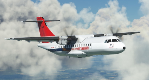 Northwest Airlink (Old Colors) - Asobo ATR 42-600
