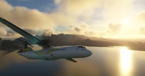 Passaredo PR-PDC (Old Livery) | Microsoft ATR 72-600 thumbnail 3