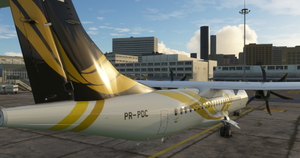 Passaredo PR-PDC (Old Livery) | Microsoft ATR 72-600 thumbnail 5