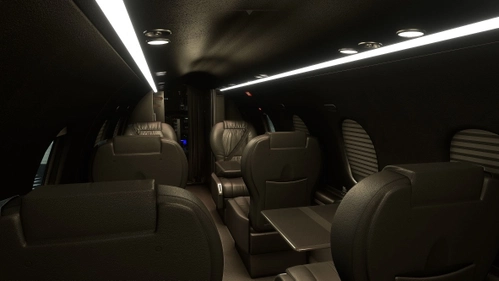PC12 Black and Grey Interior
