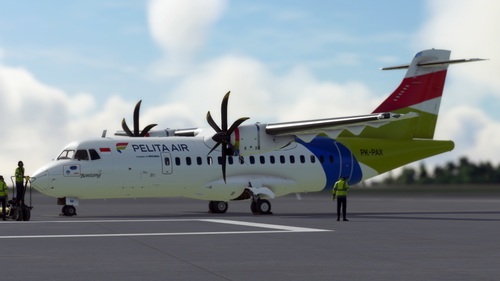 Pelita Air Service PK-PAX "Bontang" | Asobo ATR 42/72-600 