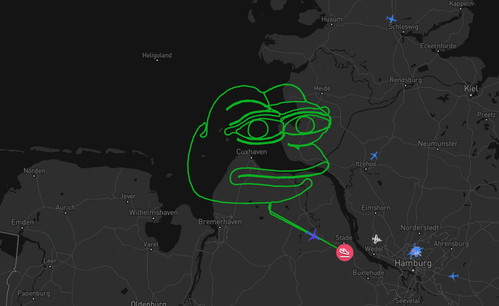 PEPE the frog flightpath 