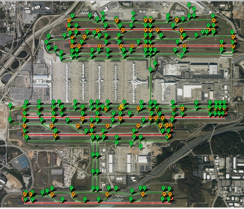 PILOT2ATC - KATL Atlanta, GA USA, taxiways & gates