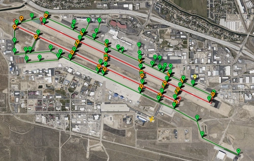 PILOT2ATC - KBOI Boise, Idaho USA, taxiways & gates