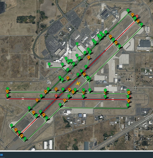 PILOT2ATC - KGEG Spokane, WA USA, taxiways & gates