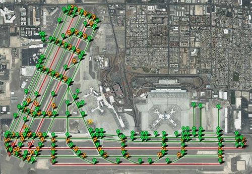 PILOT2ATC - KLAS Las Vegas, Nevada USA, taxiways & gates