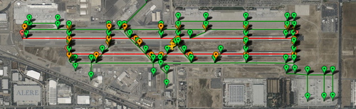 PILOT2ATC - KONT Ontario, CA USA, taxiways & gates
