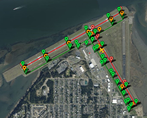 PILOT2ATC - KOTH Southwest Oregon Regional, Oregon USA, taxiways & gates