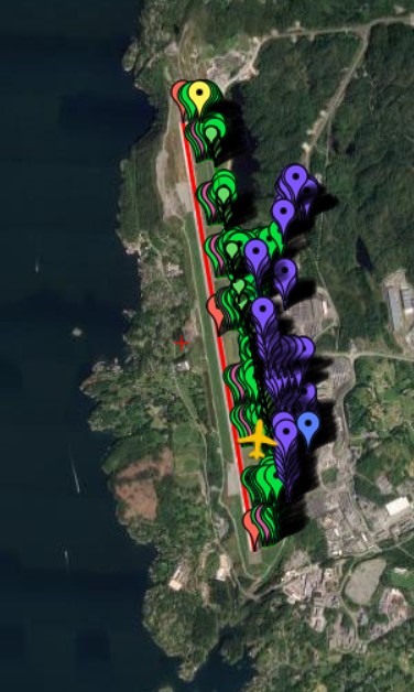 Pilot2ATC Bergen-Flesland ENBR Taxiways and Gates