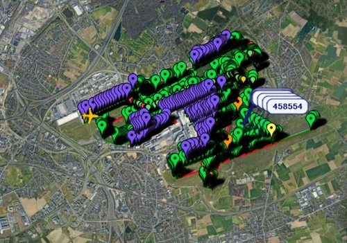 Pilot2ATC Brussels EBBR Taxiways and Gates