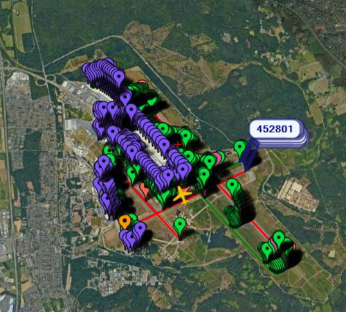 Pilot2ATC Cologne-Bonn EDDK Taxiways and Gates