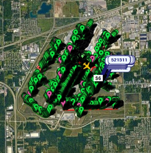 Pilot2ATC Detroit-Metro Wayne County KDTW Taxiways and Gates