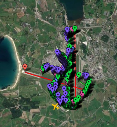 Pilot2ATC Stavanger-Sola ENZV Taxiways and Gates