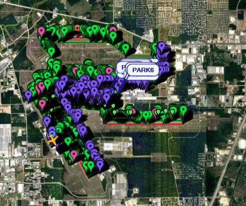 Pilot2ATC Houston-George Bush International KIAH Taxiways and Gates