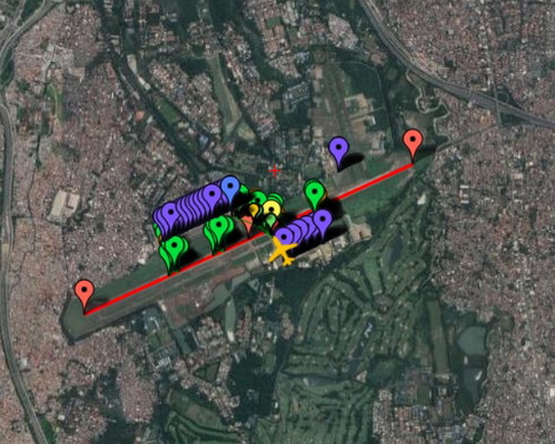 Pilot2ATC Jakarta Halim-Perdanakusuma WIHH Taxiways and Gates