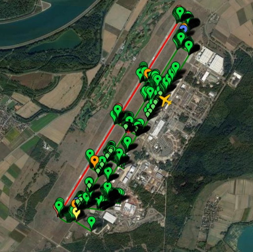 Pilot2ATC Karlsruhe EDSB Taxiways and Gates