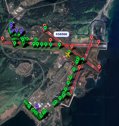 Pilot2ATC Kodiak PADQ Taxiways and Gates