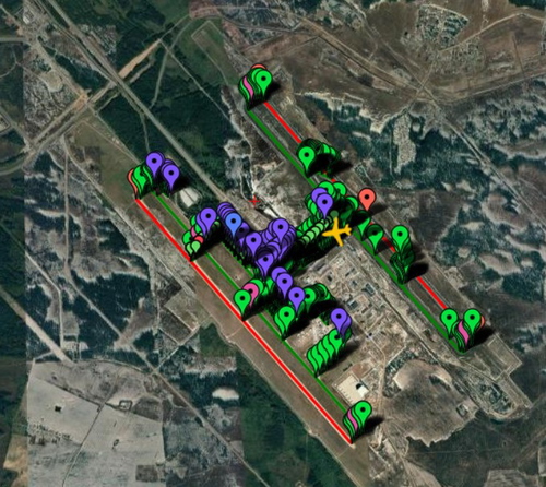 Pilot2ATC Minsk UMMS Taxiways and Gates