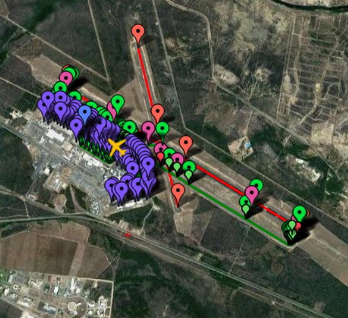 Pilot2ATC Monterrey MMMY Taxiways and Gates