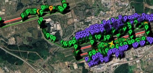 Pilot2ATC Moscow-Sheremetyevo UUEE Taxiways and Gates