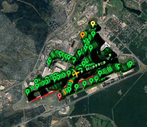 Pilot2ATC Moscow-Vnukovo UUWW Taxiways and Gates