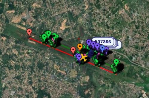 Pilot2ATC Palembang WIPP Taxiways and Gates