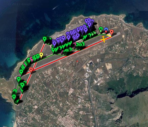 Pilot2ATC Palermo LICJ Taxiways and Gates