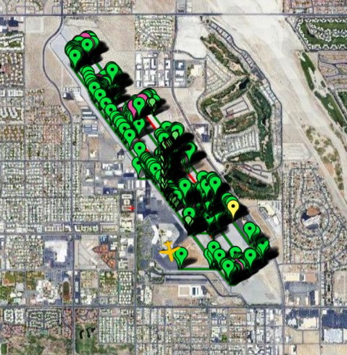 Pilot2ATC Palm Springs KPSP Taxiways and Gates